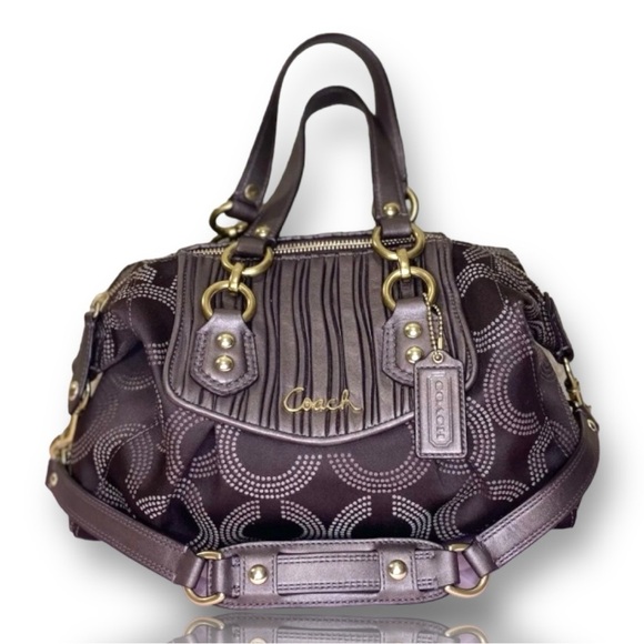 COACH ASHLEY DOTTED LOGO bag - Picture 4 of 16